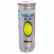 М'яч для великого тенісу WLS TOUR CLUB T1054 3шт салатовий