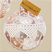 Подвесной шар Рresent Романтика розовое стекло d8см 1007040