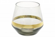 Набір склянок Bon Etoile 579-112,500мл, колір - сірий димчастий, 4 шт.