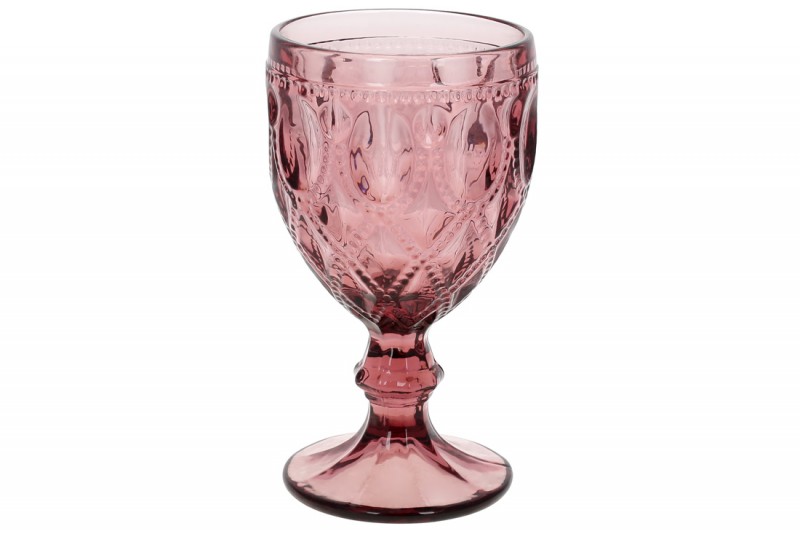Набір бокалів для вина Bon 581-034, 300мл, колір - пурпурний, 6 шт.