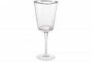 Набор бокалов для красного вина c серебряным кантом Bon Diva 579-127, 400мл, 4 шт