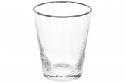 Набір склянок із срібним кантом Bon Donna 579-242, 380мл, 4 шт