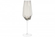 Набір келихів для шампанського Bon Clio 579-223, 370мл, колір - димчастий сірий, 4 шт.