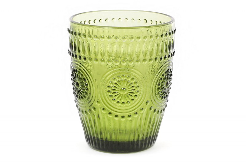 Набір склянок Bon 581-079, колір - оливковий, 260мл, 6 шт.