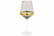 Набор бокалов для красного вина Bon Etoile 579-110, 550мл, цвет - дымчатый серый, 4 шт