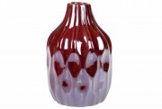 Набор ваз керамических Bon 795-399, 15,6см, цвет - жемчужный винный, 2 шт