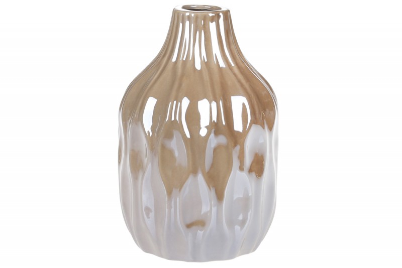 Набор ваз керамических Bon 795-401, 15,6см, цвет - жемчужный серый, 2 шт