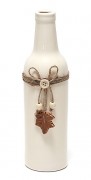 Набір керамічних ваз Bon 794-V15 у формі пляшки з декором 26.5см, 2 шт