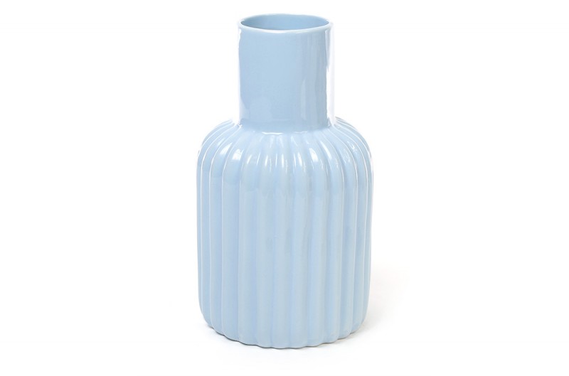 Керамическая ваза Bon 720-019, 18.8см, цвет голубой