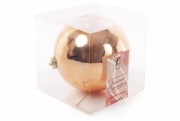 Елочный шар Bon 15см, цвет - медный 147-387