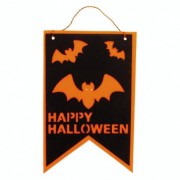 Декор флаг Летучие мыши Happy Halloween 19-564BLK