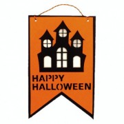Декор флаг Домик Happy Halloween 19-566-OR