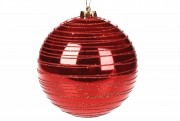 Елочный шар Bon 15см, цвет - красный 898-133