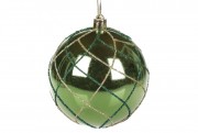Елочный шар Bon 8см, цвет - изумрудный зеленый 898-144