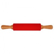 Скалка силіконова червона Stenson валик 24,7 см 43,4 х5, 5х5, 5 см MMS-MH-2993