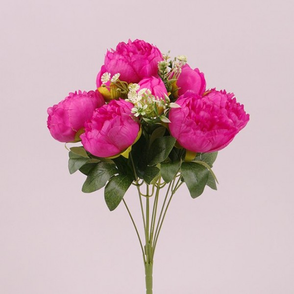 Букет Пионов Flora темно-розовый 73062
