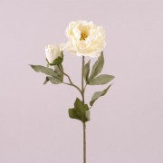 Цветок Пион Flora кремовый 73069