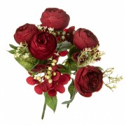 Букет пионовидной розы, красный (8722-043) Elso