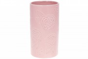 Ваза керамическая Bon 733-410, 22см, цвет - розовый