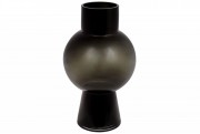 Скляна ваза Bon Сфера 420-107, 31см, колір - чорний онікс