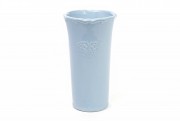 Керамічна ваза Bon Вензель 720-039, 22см, колір блакитний