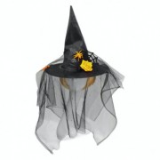 Колпак Ведьмочка с паутиной Halloween 18-969BLK-OR