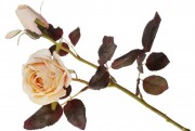 Набор декоративных цветов Розы с бутоном Bon DY7-324, 48см, цвет - кремовый, 36 шт