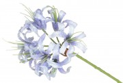 Набор декоративных цветков Лилии Нерины Bon 709-384, 56см, цвет - голубой, 12 шт