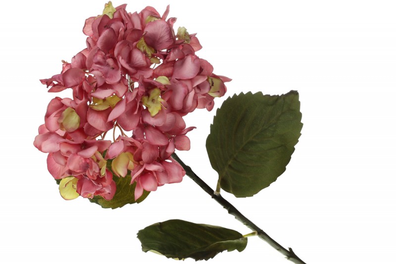 Набір декоративних квітів Гортензії Bon DY7-335, 57см, колір - рожевий, 24 шт.