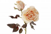 Набір декоративних квітів Троянди з бутоном Bon DY7-328, 49см, колір - кремовий, 24 шт.
