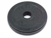 Млинці (диски) гумові SHUANG CAI SPORTS ТА-1441-1,25 30мм 1,25кг чорний