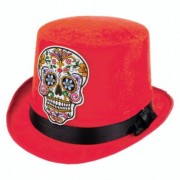 Шляпа Череп Санта Муэрте Halloween 19-934RD