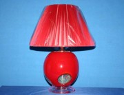 Настільна лампа з абажуром Ray N38003MLY-RED