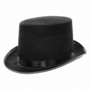 Шляпа Цилиндр черный Halloween 19-272BLK
