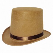 Шляпа Цилиндр коричневый Halloween 19-480BR