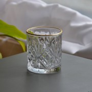 Набір склянок із золотим обідком Art Rhodes ST112, 300мл, 6 шт