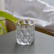 Набор стаканов с золотым ободком Art Rhombus ST109, 300мл, 6 шт