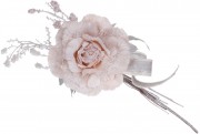 Набор декоративных искусственных цветков Розы Bon 832-245, 13*37см, цвет - светло-розовый, 12 шт