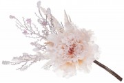Набор декоративных искусственных цветков Пиона Bon 832-250, 13*30см, цвет - кремовый, 12 шт