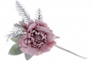 Набір штучних декоративних квіток Bon 832-258, 12*33см, колір - темно-рожевий, 12 шт.