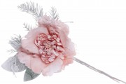 Набор декоративных искусственных цветков Bon 832-257, 12*33см, цвет - персиковый, 12 шт