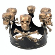 Корона Король черепів New Halloween 18-1020BLK-BZ