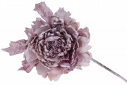 Набір штучних декоративних квіток Піона Bon 832-243, 20*40см, колір - попелясто-рожевий, 12 шт.