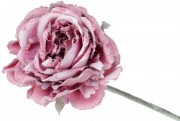 Набір штучних декоративних квіток Троянди Bon 832-221, 74см, колір - рожева фуксія, 24 шт