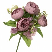 Букет піоноподібної троянди, фіолетовий (8722-040) Elso