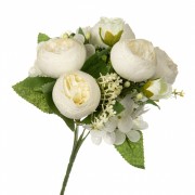 Букет піоноподібної троянди, білий (8722-042) Elso