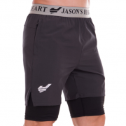 Шорти спортивні чоловічі JASON 1104 XL (50-52) Темно-сірі