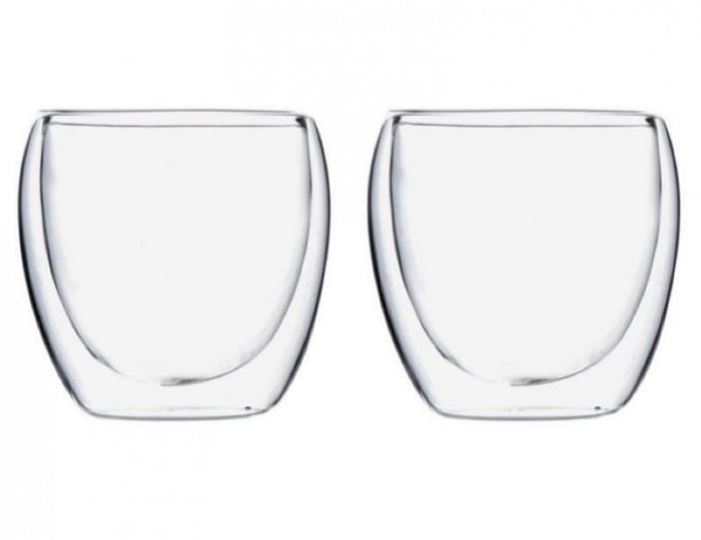 Набор стаканов с двойной стенкой Дуал D8,5х8см 250мл SNT MSN-201-31