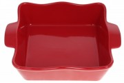 Прямокутна форма для випічки з ручками Bon 319-349, колір - червоний