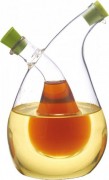 Бутылка для масла и уксуса с пробкой 2в1 12х9,2х14см (400мл, 80мл) SNT MSN-701-13